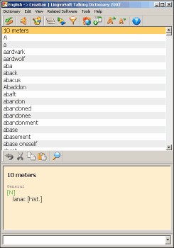 LingvoSoft Dictionary English <-> Croatian for Win 1.8.33 screenshot LingvoSoft Dictionary English <-> Croatian for Win 1.8.33 screenshot